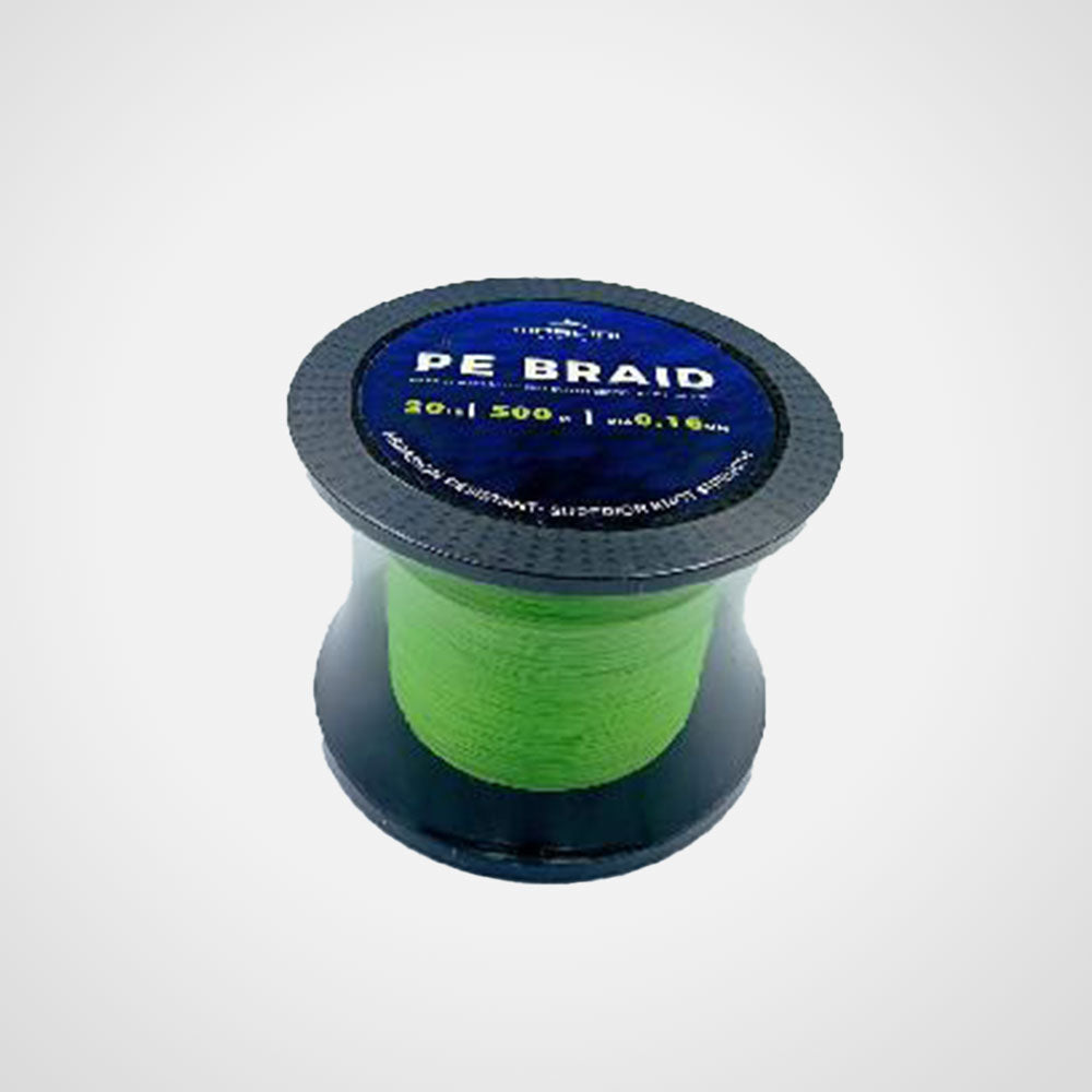 Linea Trenzada 9X Verde 20 LB