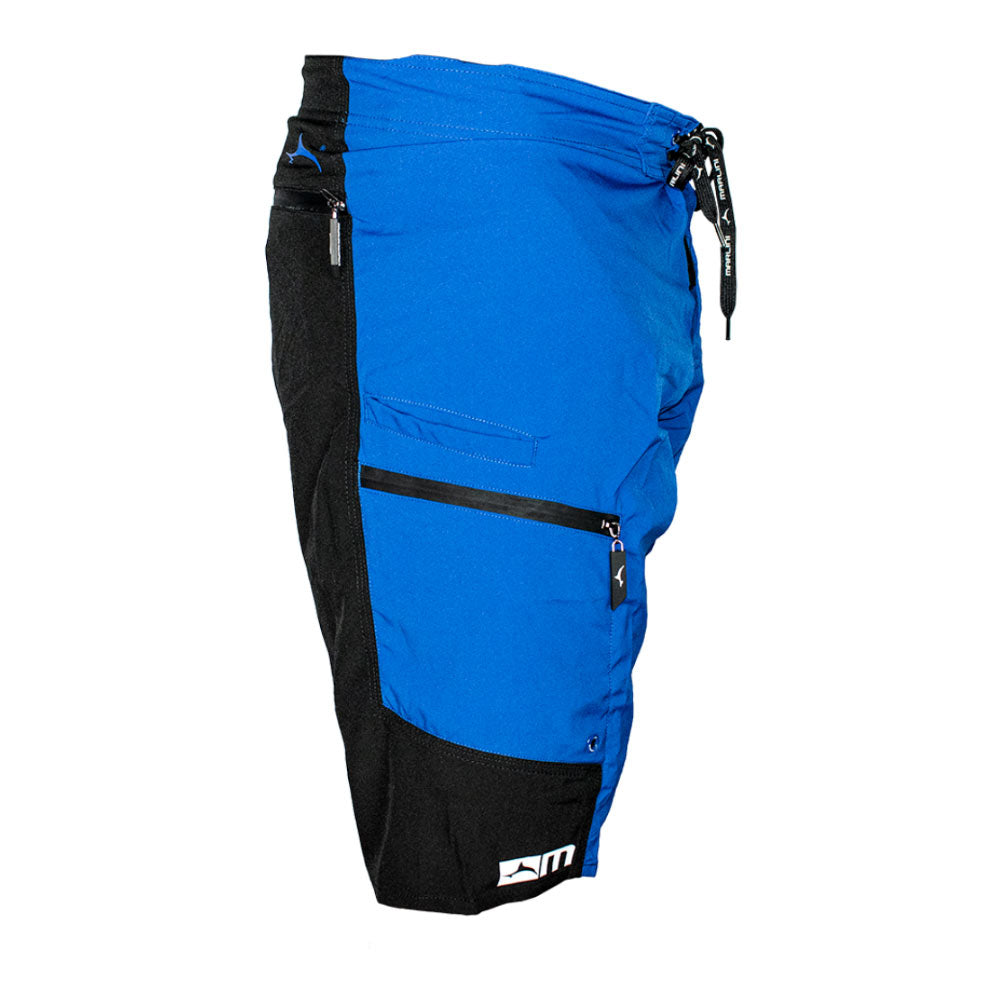 Short Bicolor Azul / Negro